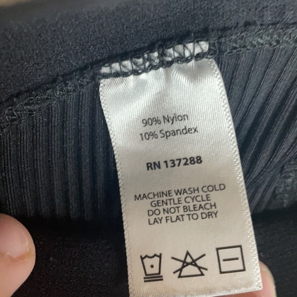 Carbon38 Year of Ours Black Ribbed Leggings Med - Picture 6 of 10